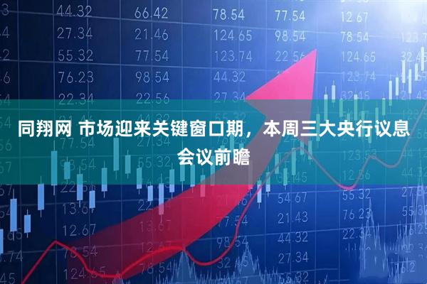 同翔网 市场迎来关键窗口期，本周三大央行议息会议前瞻