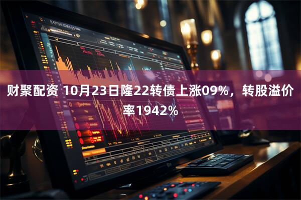财聚配资 10月23日隆22转债上涨09%，转股溢价率1942%